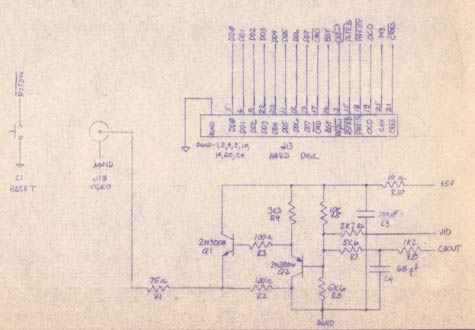 Kopplingsschema f�r Lisas moderkort